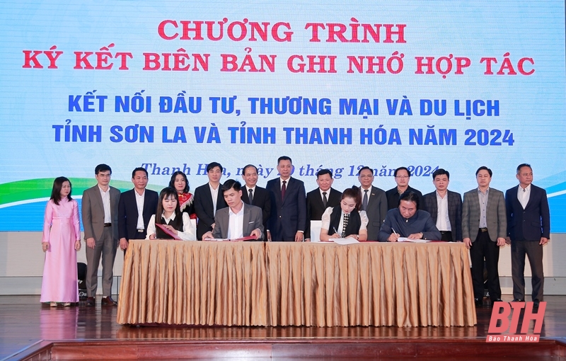 Kết nối đầu tư, thương mại và du lịch tỉnh Sơn La và Thanh Hóa năm 2024