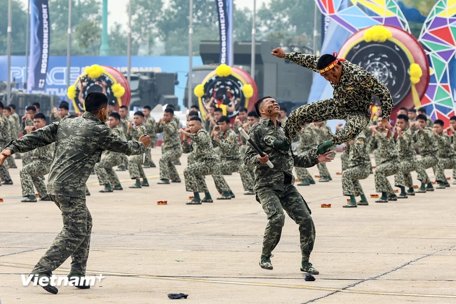 Mãn nhãn tổng duyệt Lễ khai mạc Triển lãm Quốc phòng Quốc tế Việt Nam 2024