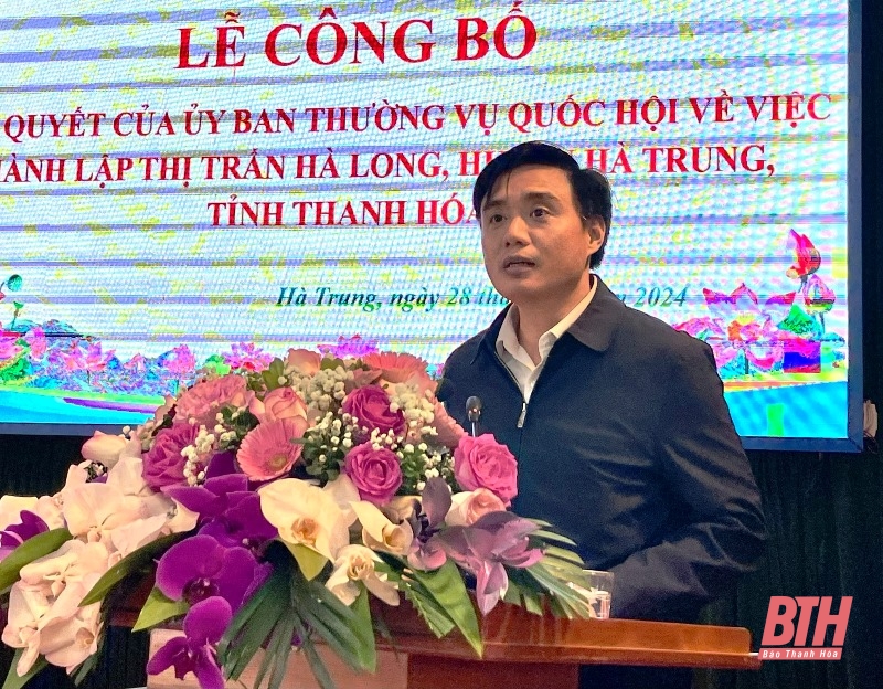 Công bố thành lập thị trấn Hà Long và thị trấn Hà Lĩnh