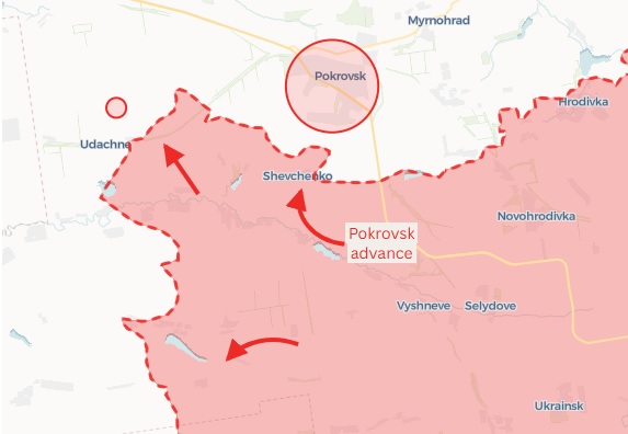 Quân đội nhà cái m88 tiến về Pokrovsk, chiếm Novovasylivka ở miền đông Ukraine