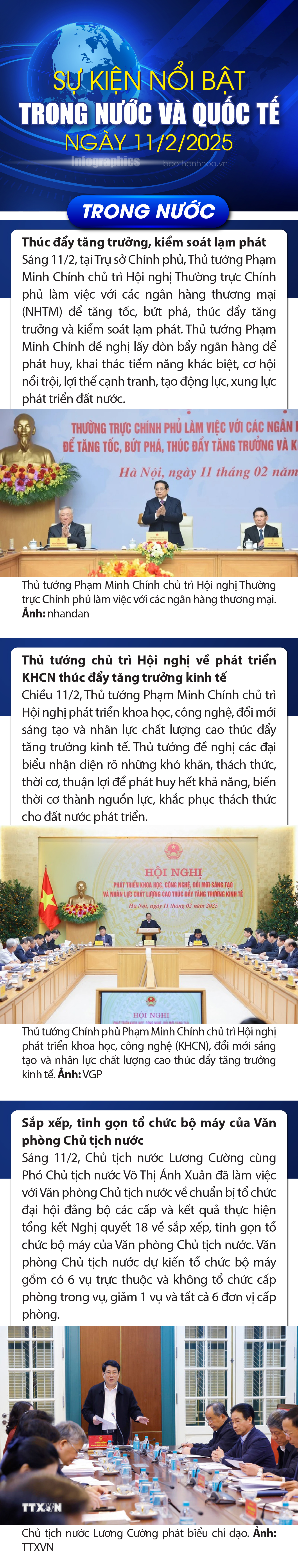 Sự kiện nổi bật trong nước, m88 the thao tế ngày 11/2/2025