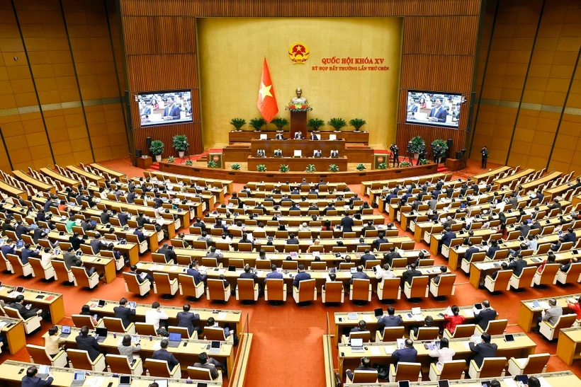 Biểu quyết thông qua Luật sửa đổi, bổ sung một số điều của Luật Tổ chức Quốc link m88