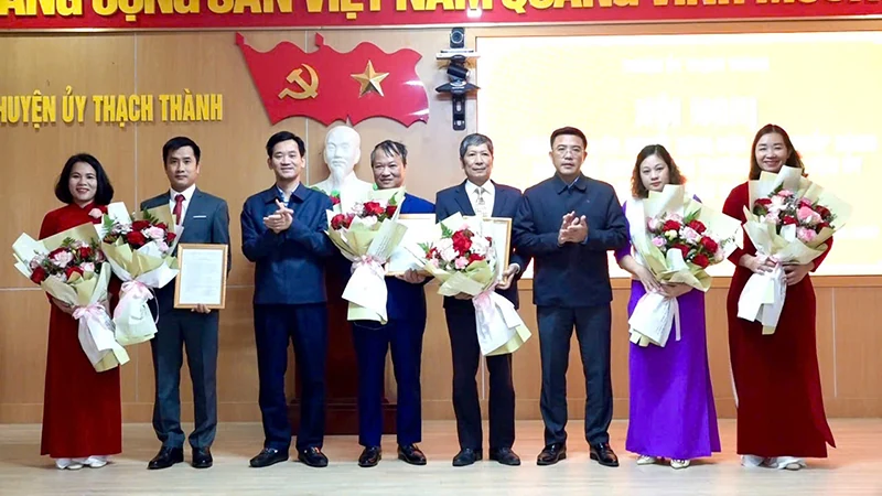 Thạch Thành công bố Quyết định thành lập m88 the thao Tuyên giáo và Dân vận