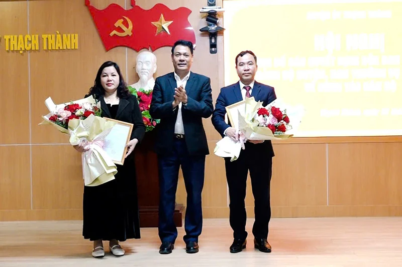 Thạch Thành công bố Quyết định thành lập m88 the thao Tuyên giáo và Dân vận