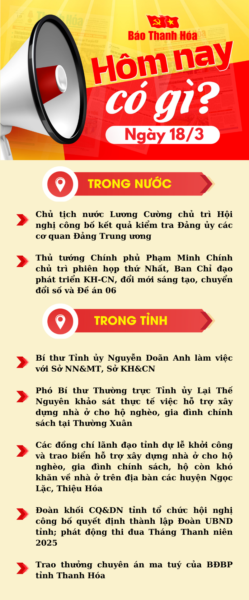 m88 trang chủ có gì? - Sự kiện nổi bật ngày 18/3/2025