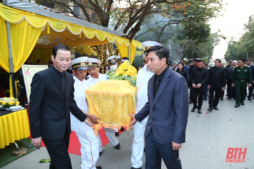 Truy điệu, tiễn đưa đồng chí Phạm Minh Đoan, nguyên Phó Bí thư Tỉnh ủy, nguyên Chủ tịch UBND tỉnh Thanh Hóa về nơi an nghỉ cuối cùng