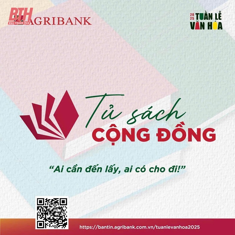 Agribank Nam Thanh vao m88 triển khai chương trình “Tủ sách cộng đồng - lan tỏa tri thức, kết nối yêu thương”