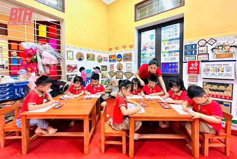 Trường Mầm non Nga Hải: Nơi gửi gắm niềm tin của phụ huynh