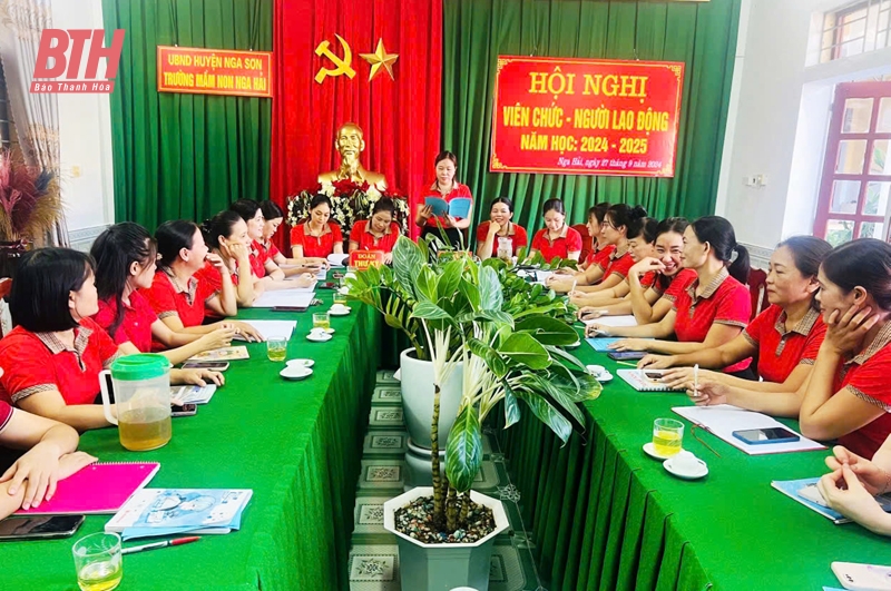 Trường Mầm non Nga Hải: Nơi gửi gắm niềm tin của phụ huynh