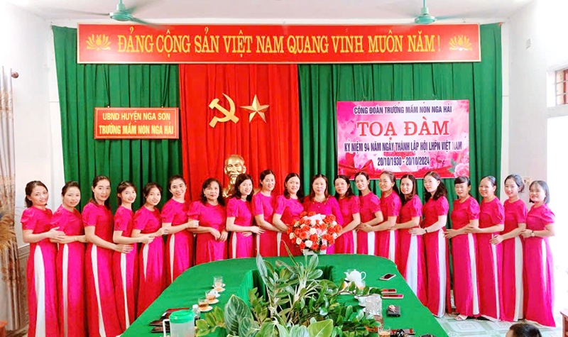Trường Mầm non Nga Hải: Nơi gửi gắm niềm tin của phụ huynh