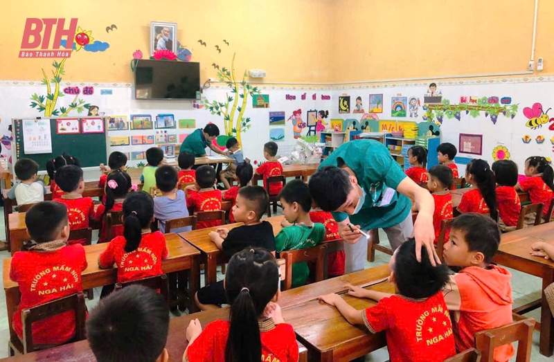 Trường Mầm non Nga Hải: Nơi gửi gắm niềm tin của phụ huynh