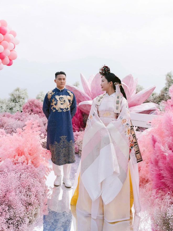 Khi áo dài the La Khê và Hanbok hòa quyện trong bản tình ca giữa núi rừng Sa Pa