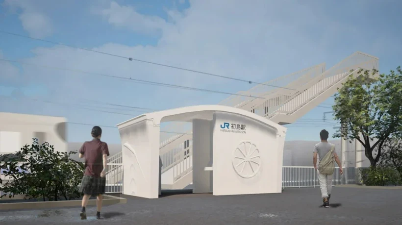 Nhật Bản xây dựng nhà ga đầu tiên trên thế giới bằng công nghệ in 3D