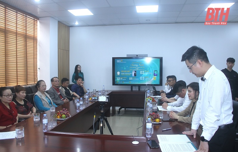 BIDV Trung Sơn Thanh Hóa tổ chức quay số trúng thưởng đợt 1 chương trình khuyến mãi “Đón tên mới - Nhận lộc lớn”