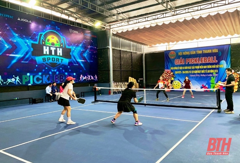 Hội Nông dân tỉnh khai mạc Giải Pickleball năm 2025 
