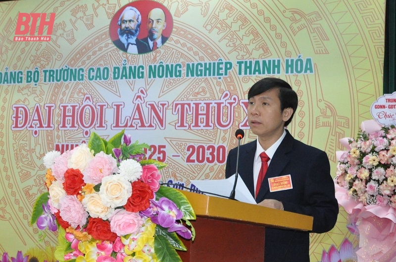 Đại hội lần thứ XII Đảng bộ Trường Cao đẳng Nông nghiệp m88 cá cược thể thao trực tuyến