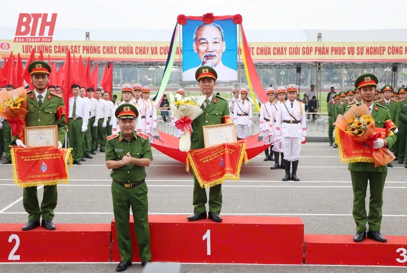 Thanh Hóa đoạt giải Nhì toàn đoàn Hội thi thể thao nghiệp vụ chữa cháy và đăng ký m88, cứu hộ Khu vực III