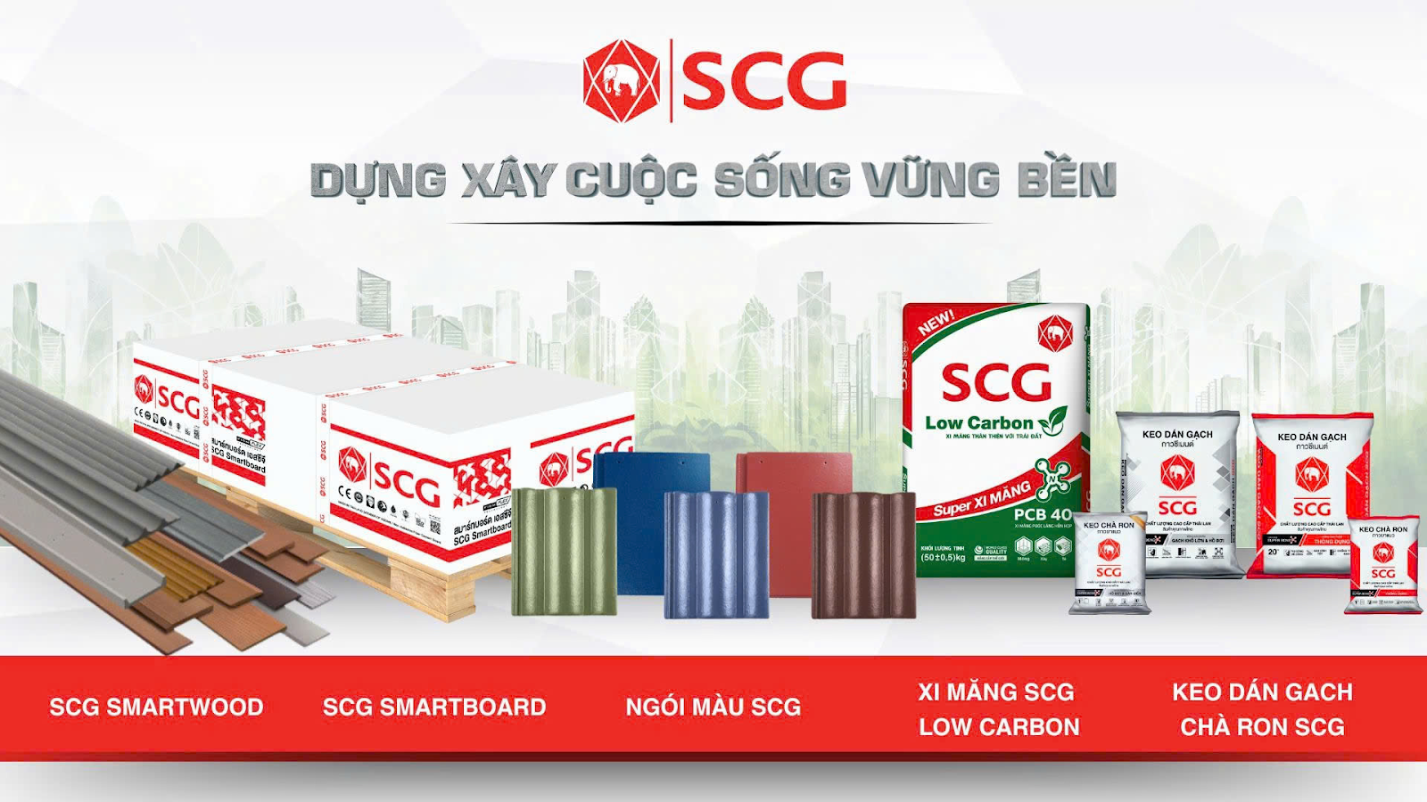 VLXD SCG - Thương hiệu vật liệu xây dựng chất lượng với các giải thưởng danh giá