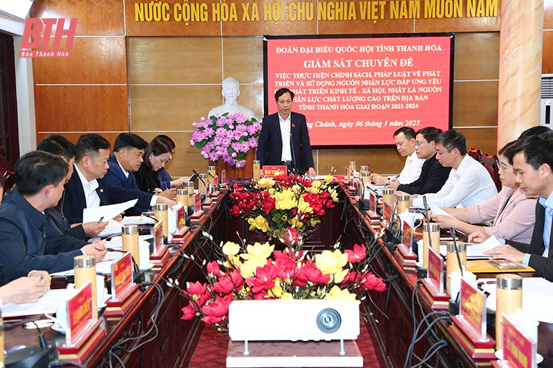 Đoàn đại biểu Quốc hội tỉnh nâng cao chất lượng giám sát theo chuyên đề