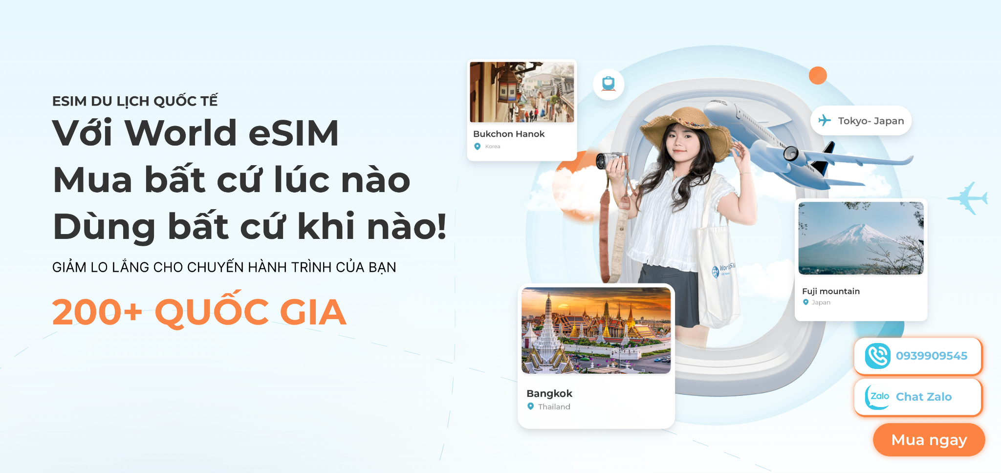 Top Website bán eSIM du lịch uy tín 2025