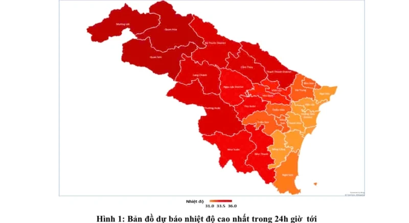 Cảnh báo nắng nóng ở khu vực miền núi tỉnh Thanh Hóa 