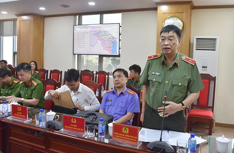 Bộ Công an khảo sát, đánh giá phương án sắp xếp, bố trí phân trại tạm giam tại Công an Thanh Hóa