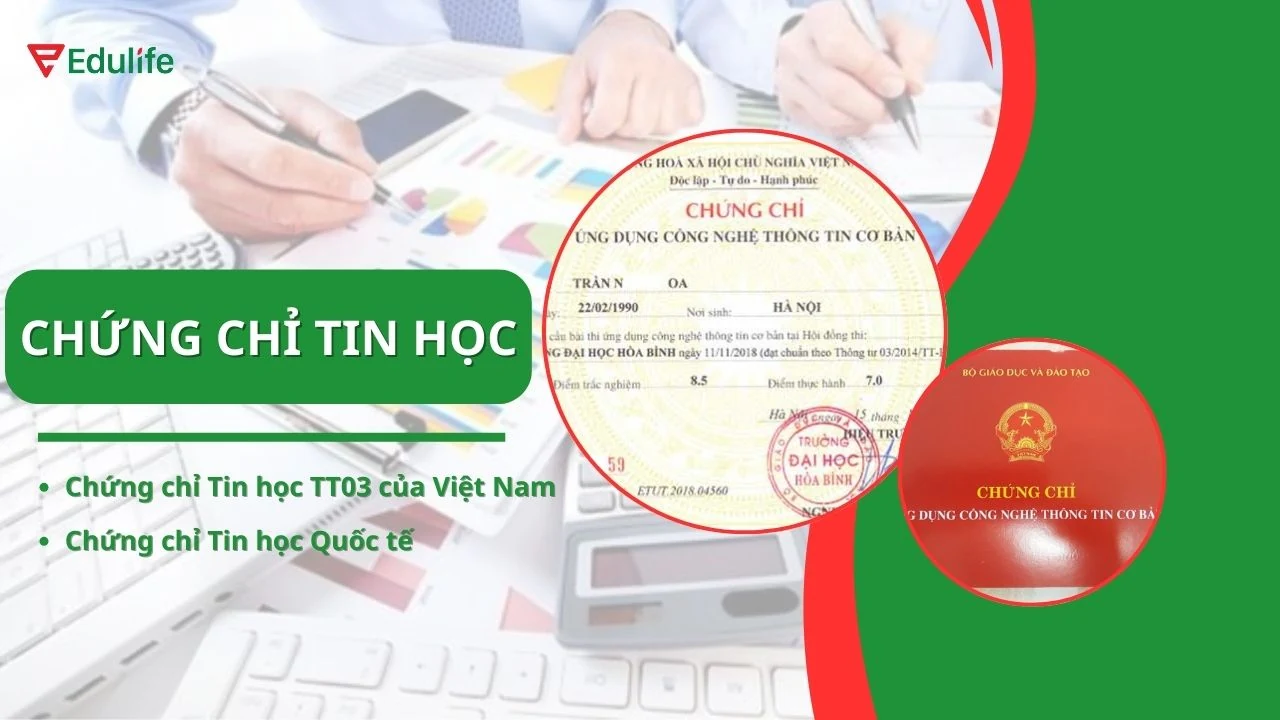 Edulife cam kết đầu ra chứng chỉ tin học hiệu quả