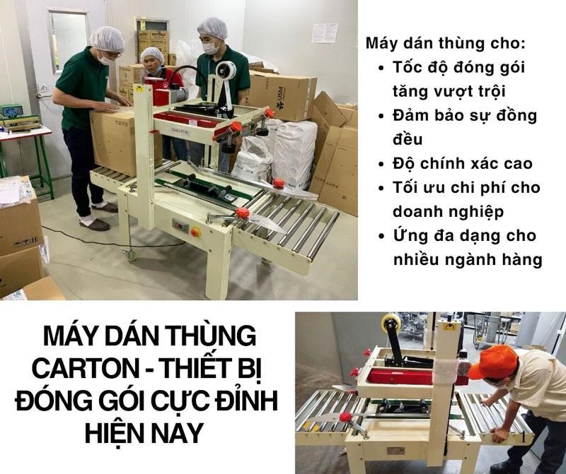Hiệu suất đóng gói cực đỉnh với link vào m88 bhki dán thùng carton