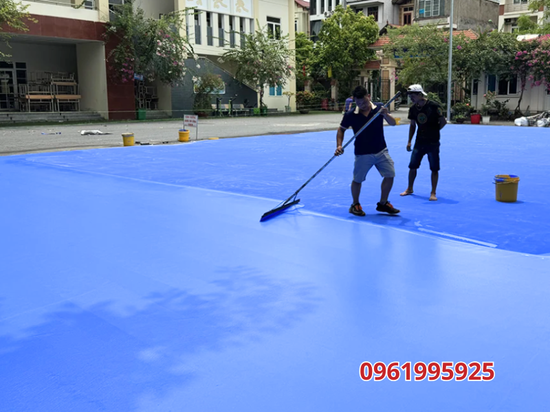 Quy trình thi công sân Pickleball ngoài trời chuẩn 7 bước