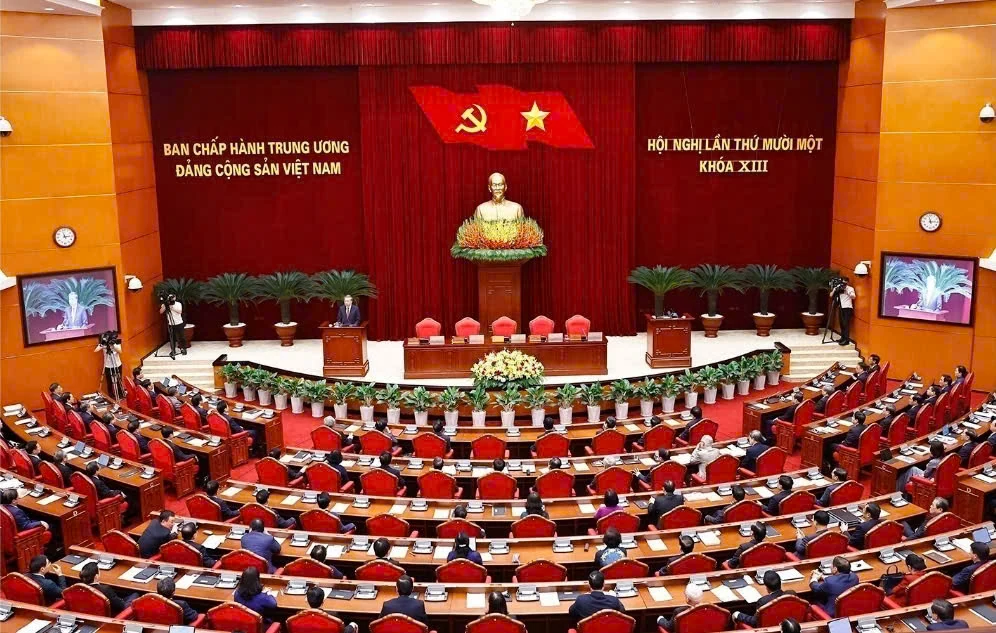 Sáng nay, hội nghị toàn quốc quán triệt, triển khai Nghị quyết Trung ương 11