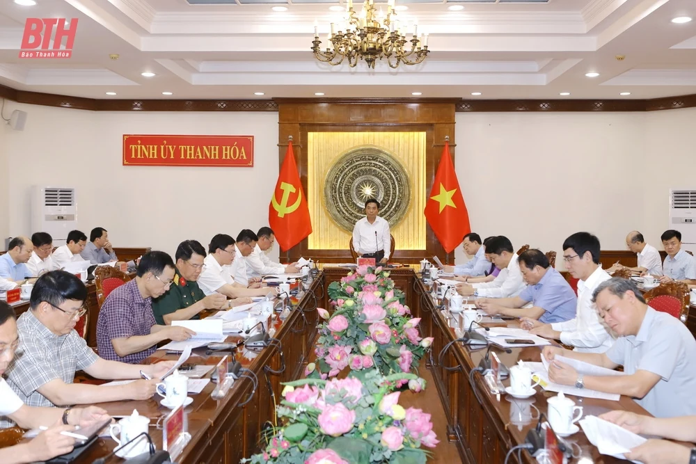 Giao ban Ban Chỉ đạo cấp tỉnh về đột phá phát triển khoa học, công nghệ, đổi mới sáng tạo và chuyển đổi số