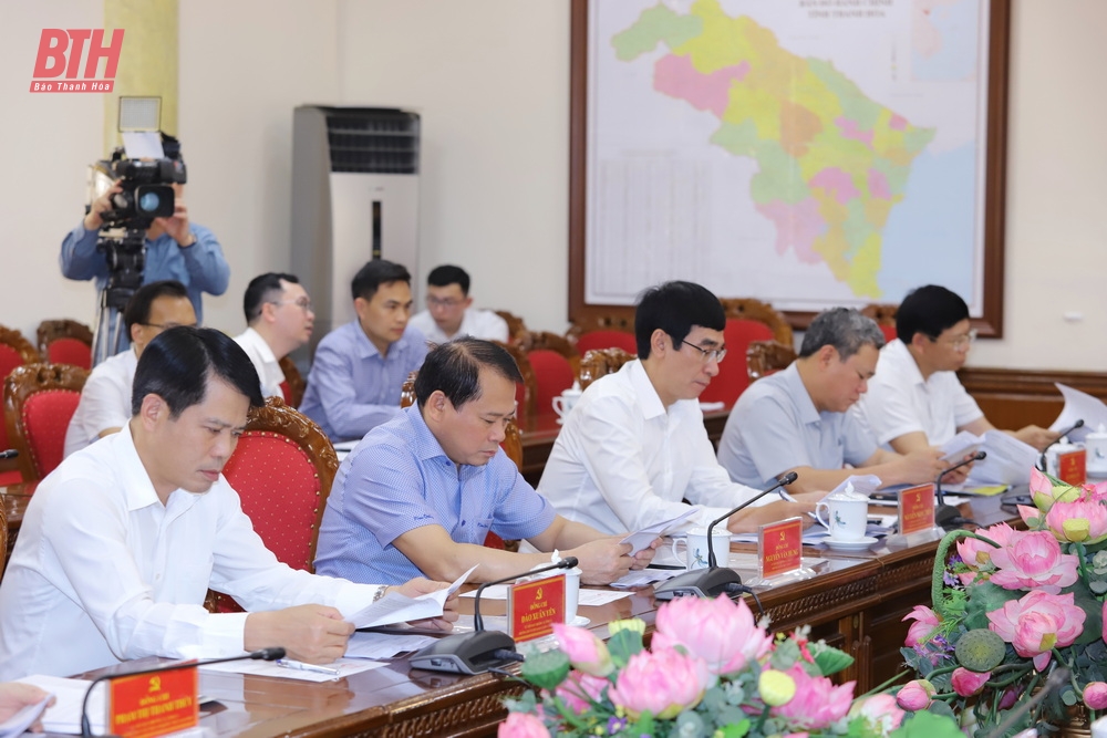 Giao ban Ban Chỉ đạo cấp tỉnh về đột phá phát triển khoa học, công nghệ, đổi mới sáng tạo và chuyển đổi số
