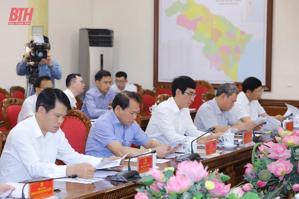 Giao ban Ban Chỉ đạo cấp tỉnh về đột phá phát triển khoa học, công nghệ, đổi mới sáng tạo và chuyển đổi số