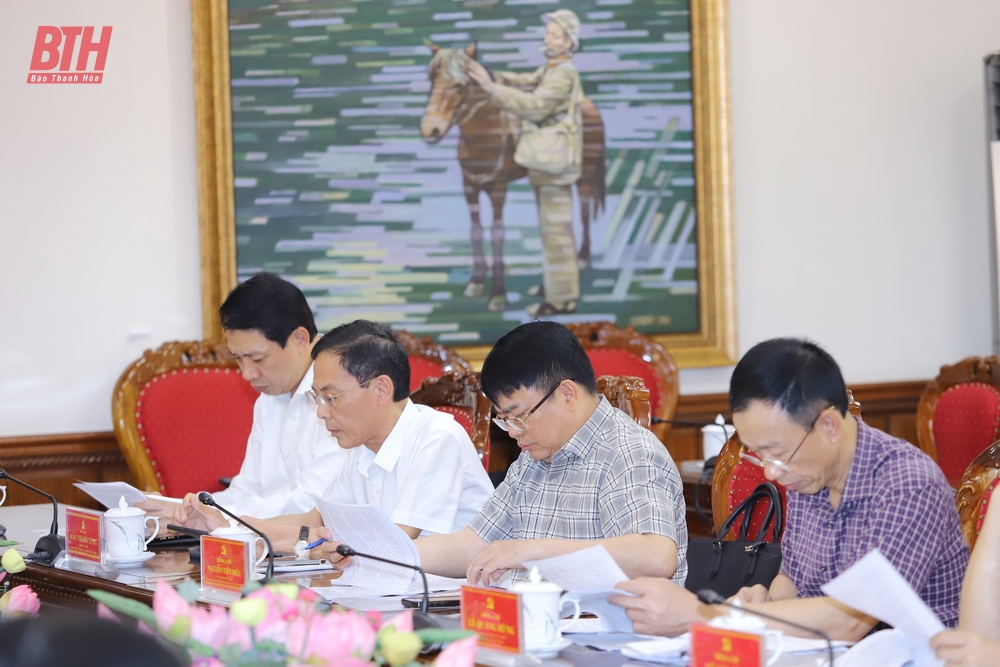 Giao ban Ban Chỉ đạo cấp tỉnh về đột phá phát triển khoa học, công nghệ, đổi mới sáng tạo và chuyển đổi số