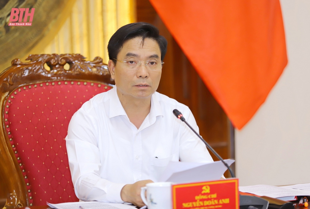 Giao ban Ban Chỉ đạo cấp tỉnh về đột phá phát triển khoa học, công nghệ, đổi mới sáng tạo và chuyển đổi số