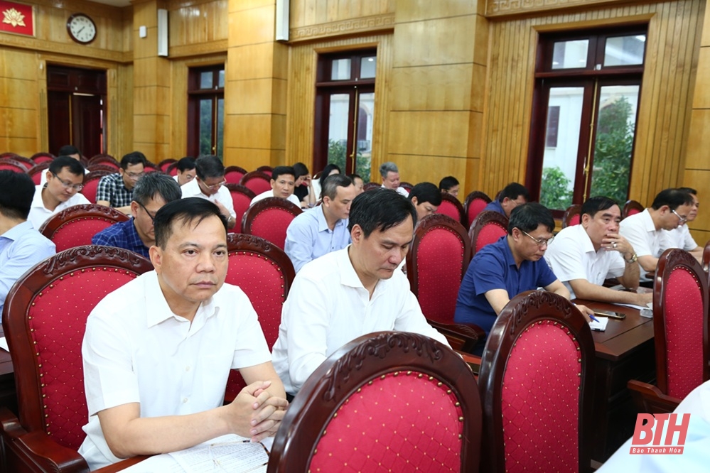 Lấy ý kiến dự thảo kế hoạch tổ chức Đại hội Đảng bộ các cấp tiến tới Đại hội đại biểu Đảng bộ tỉnh Thanh Hoá lần thứ XX, nhiệm kỳ 2025-2030
