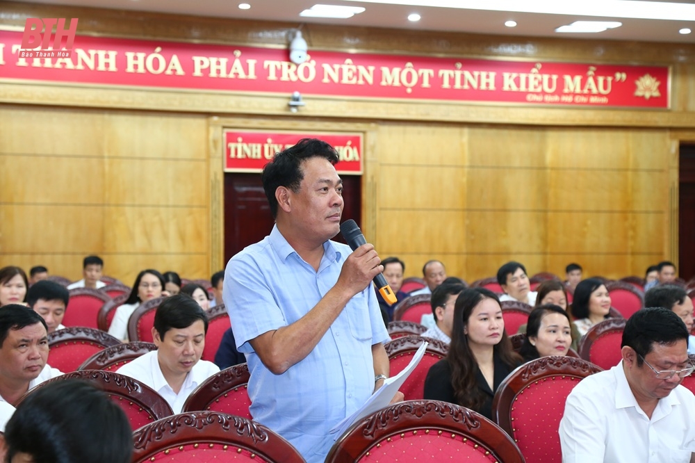 Lấy ý kiến dự thảo kế hoạch tổ chức Đại hội Đảng bộ các cấp tiến tới Đại hội đại biểu Đảng bộ tỉnh Thanh Hoá lần thứ XX, nhiệm kỳ 2025-2030