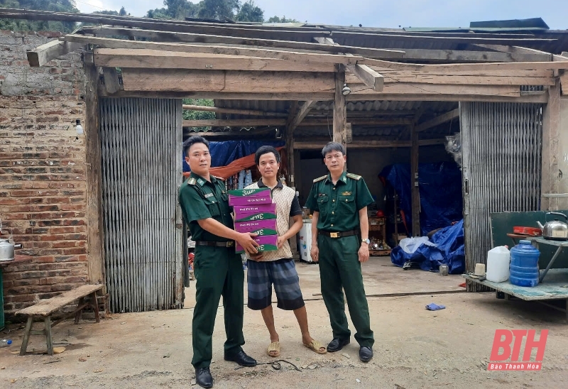 Mường Lát hỗ trợ khắc phục xong 57 nhà ở bị thiệt hại do dông lốc