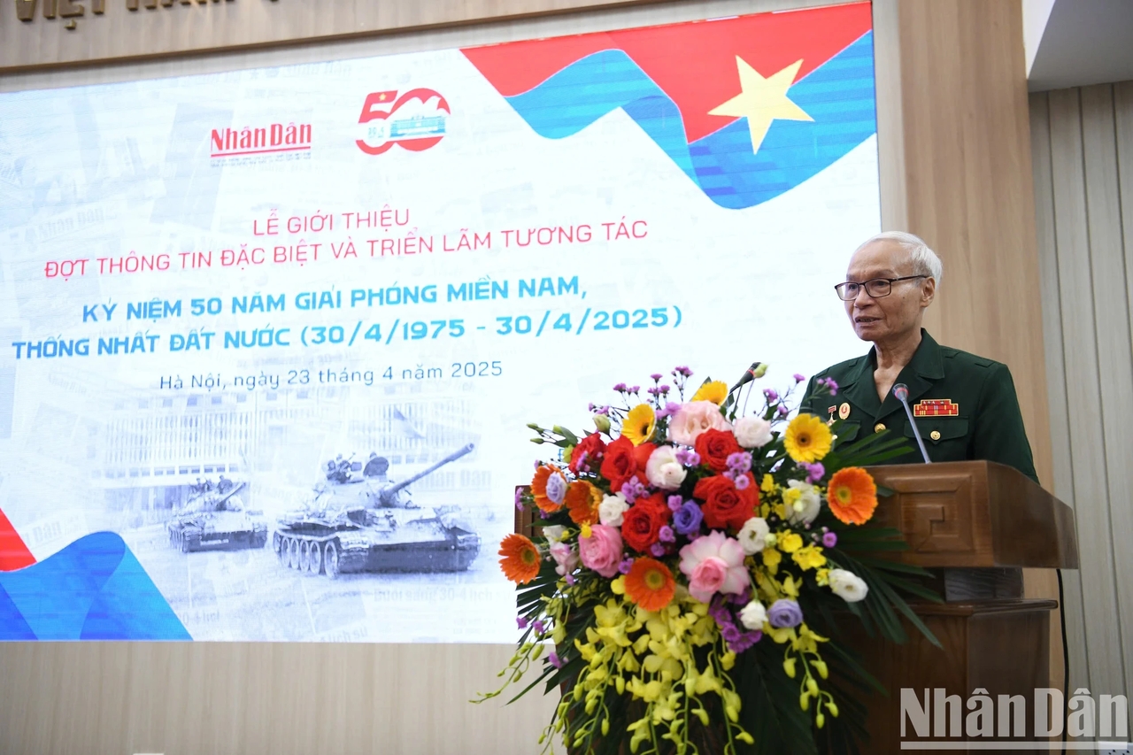 Báo Nhân Dân công bố đợt truyền thông đặc biệt chào mừng 50 năm ngày Giải phóng miền nam, thống nhất đất nước