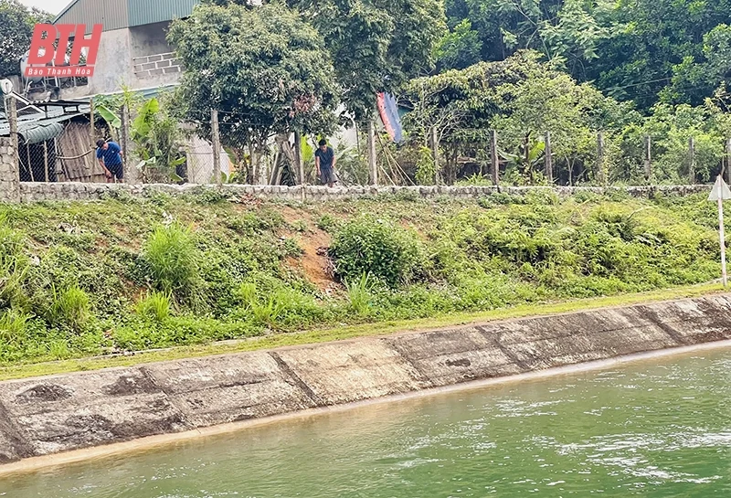 Xâm chiếm hành lang bảo vệ kênh chính hệ thống thủy lợi Cửa Đạt