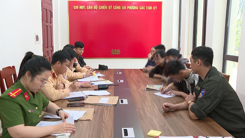 Xử phạt nguội đối với 17 thanh, thiếu niên vi phạm trật tự an toàn giao thông