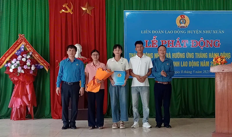 LĐLĐ huyện Như Xuân tổ chức nhiều hoạt động nhân Tháng công nhân