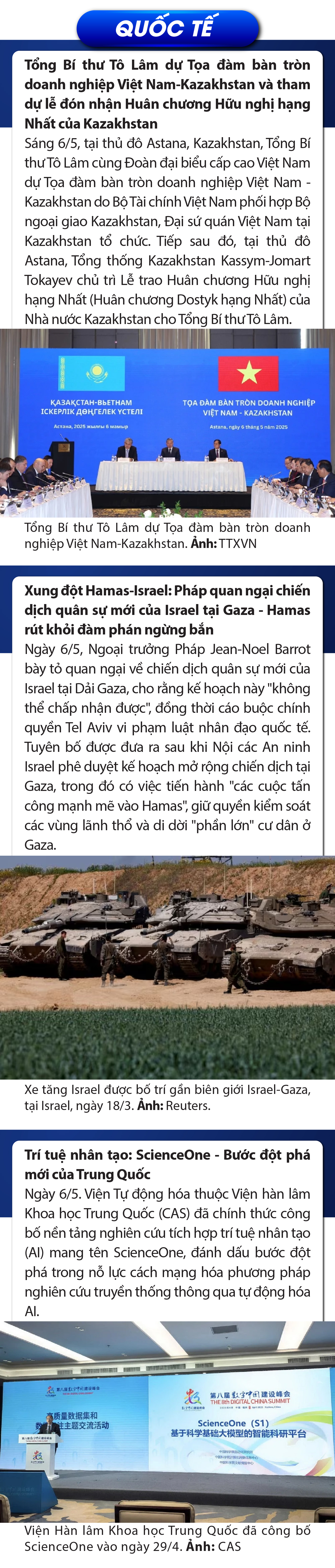 Sự kiện nổi bật trong nước, m m88 tế ngày 6/5/2025