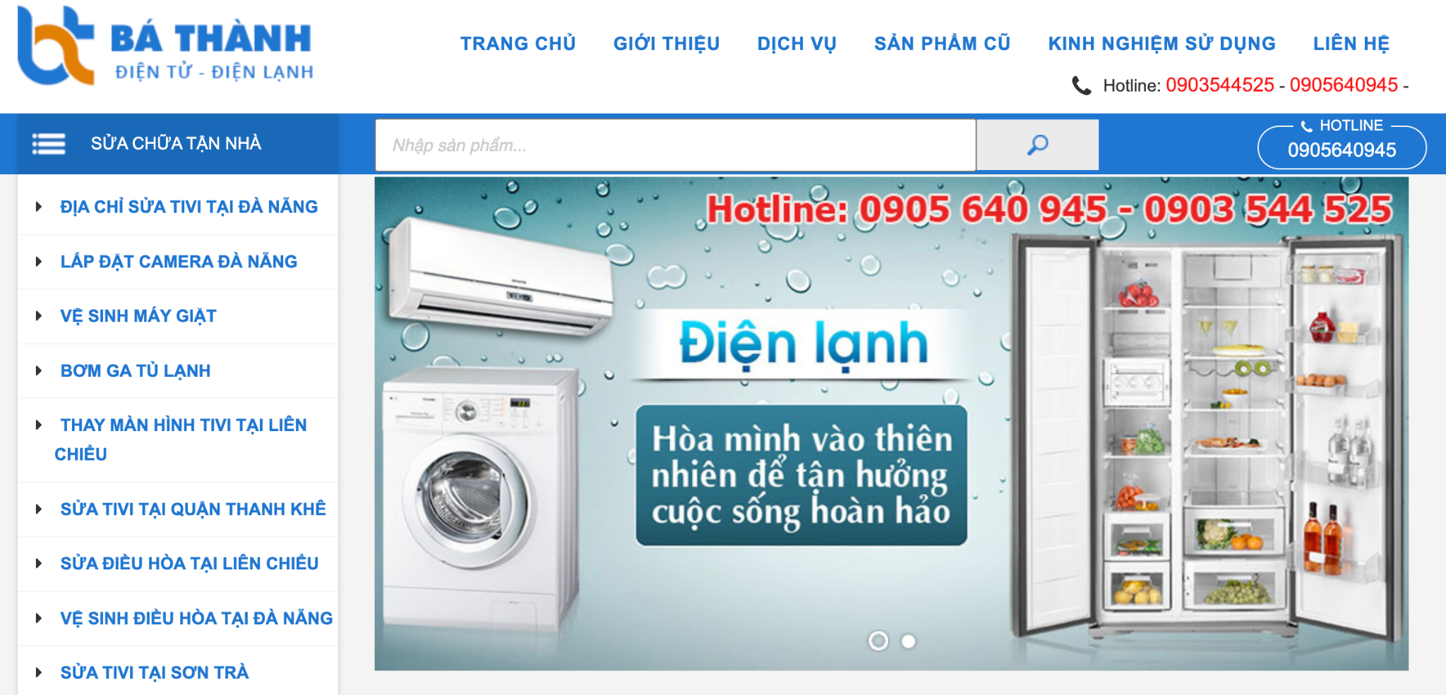 Dịch vụ sửa chữa điện tử điện lạnh Bá Thành: Uy tín, chất lượng tại Đà Nẵng