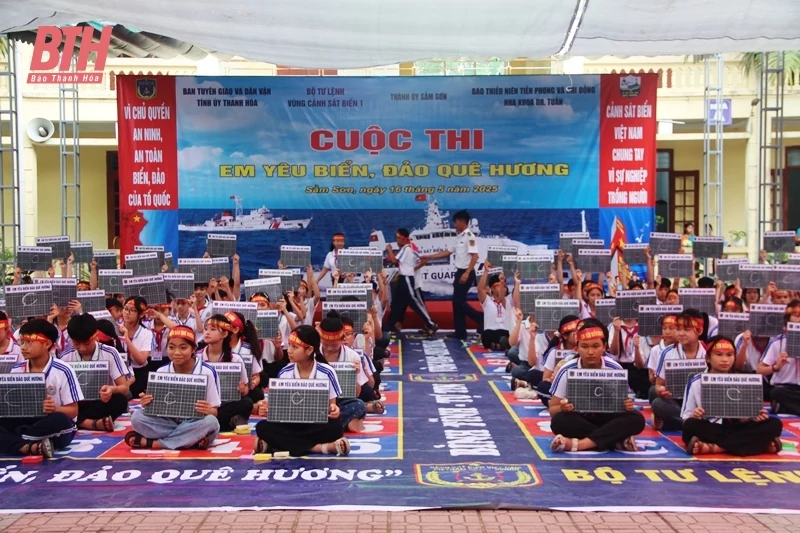 Sôi nổi Cuộc thi “Em yêu biển, đảo quê hương”
