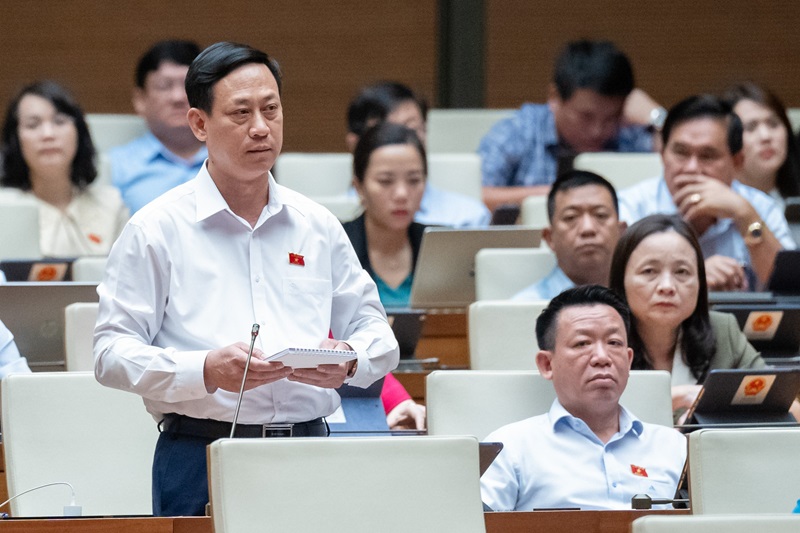 ĐBQH Mai Văn Hải tham gia góp ý vào dự án Luật sửa đổi, bổ sung một số điều của Luật Bầu cử ĐBQH và đại biểu HĐND
