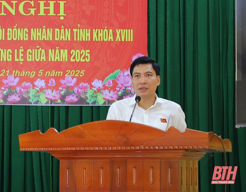 Cử tri huyện Thiệu Hóa đề nghị có chính sách đối với cán bộ chuyên trách cấp xã khi sắp xếp lại đơn vị hành chính