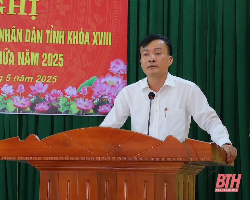 Cử tri huyện Thiệu Hóa đề nghị có chính sách đối với cán bộ chuyên trách cấp xã khi sắp xếp lại đơn vị hành chính