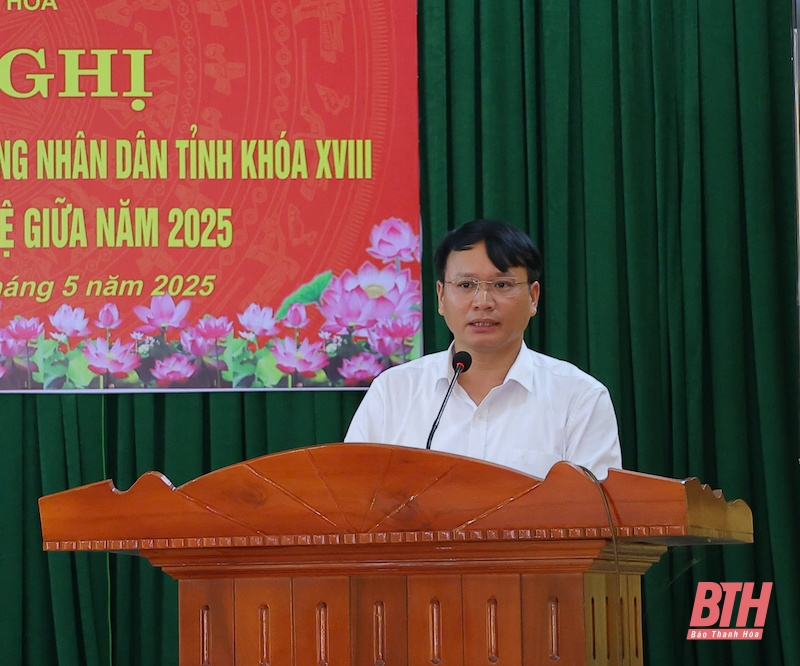Cử tri huyện Thiệu Hóa đề nghị có chính sách đối với cán bộ chuyên trách cấp xã khi sắp xếp lại đơn vị hành chính