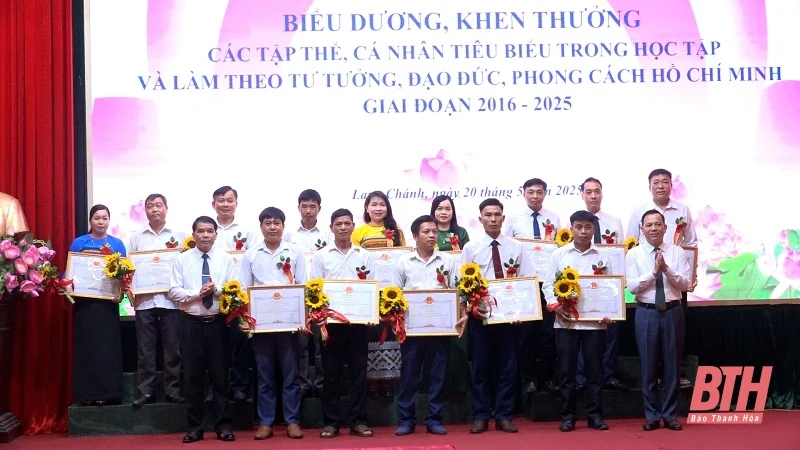 Lang Chánh: 79 tập thể, cá nhân tiêu biểu trong học tập và làm theo Bác được vinh danh